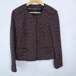 Esprit Tweed Blazer Jacket Womens Size‎ 8 Classic Career Business